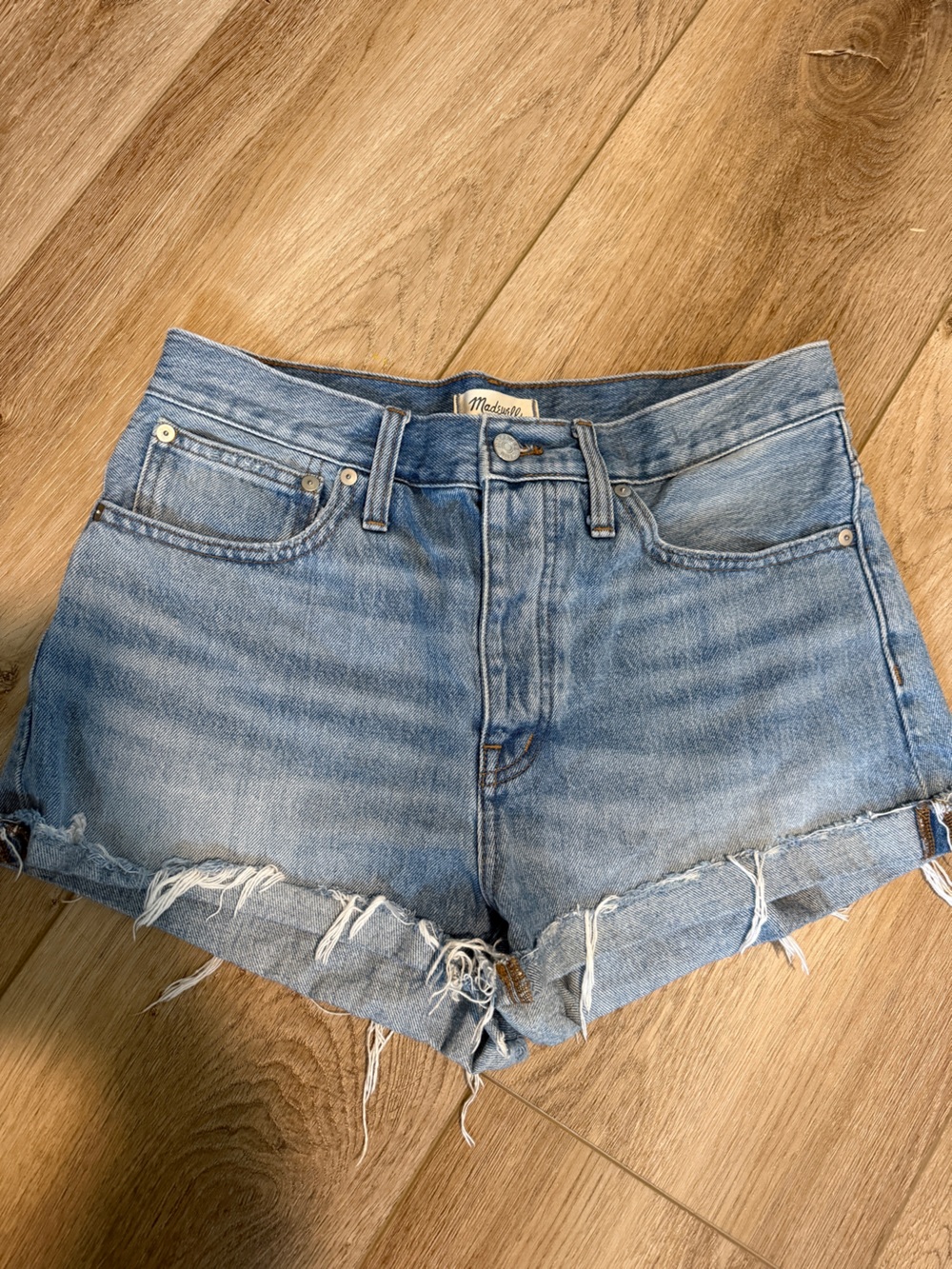 Madewell Light Blue Relaxed Denim
shorts